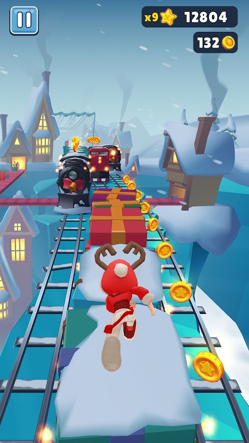 Subway Surfers North Pole 2025 gameplay screenshot 3